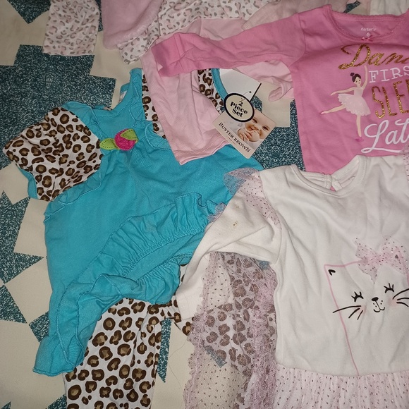 30+ Pieces Baby Girls Clothing Sizes 6-9 Months Some NWT Some used - Picture 6 of 16